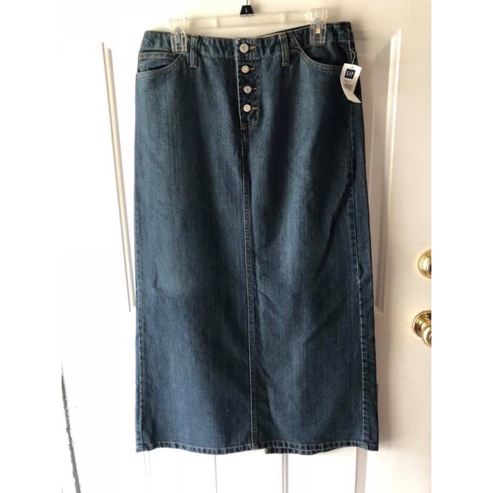 GAP LONG DENIM SKIRT